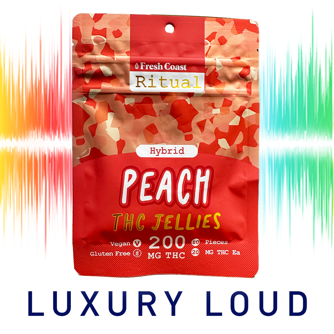 Photograph of product: Jellies PEACH