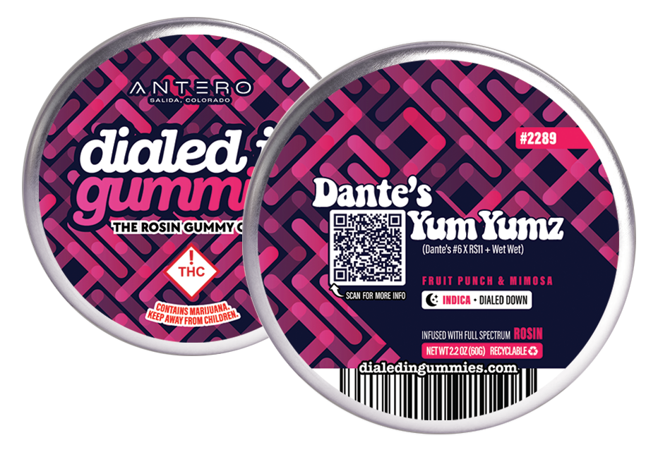 Photograph of product: Dialed In - Dante's Yum Yumz (I)