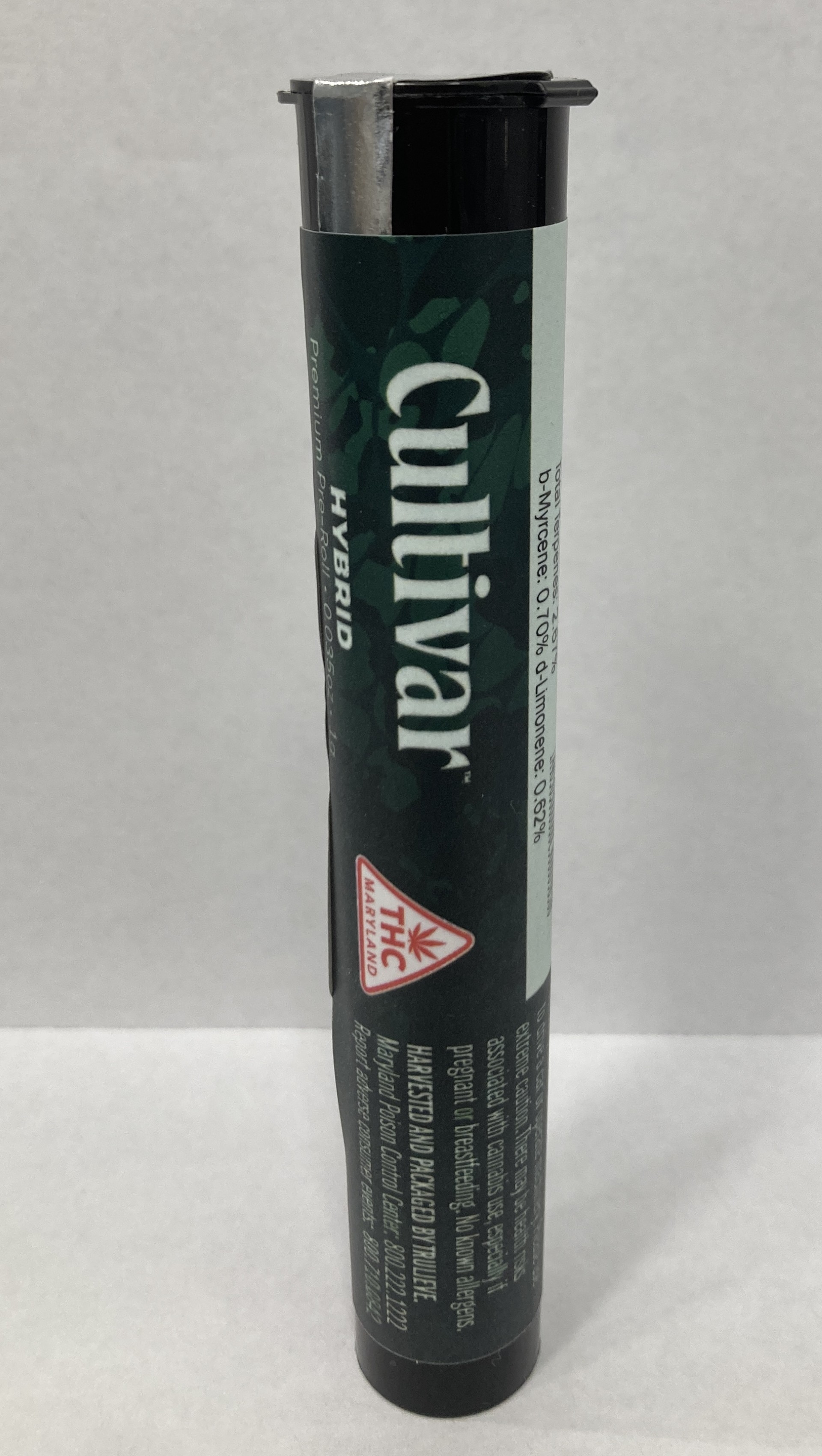 Photograph of Product: Sour OG Chem Preroll 1g