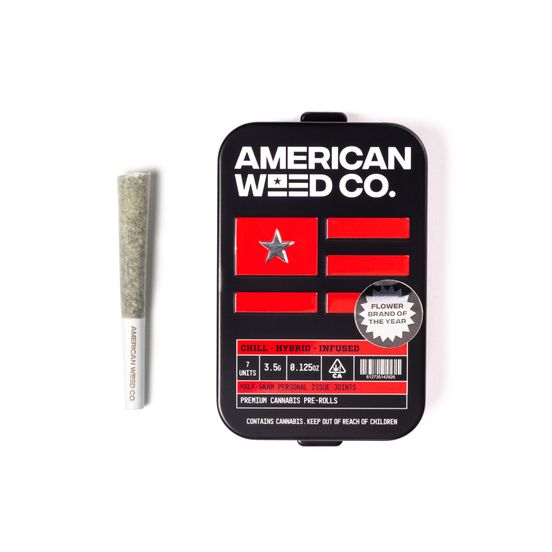 Photograph of product: American Oui'd Co. Infused Pre-roll Pack Xkittlez 3.5 - 