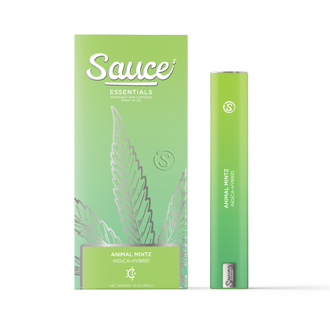 Photograph of product: Sauce - 1000mg Live Resin Disposable (I) - - Animal Mintz