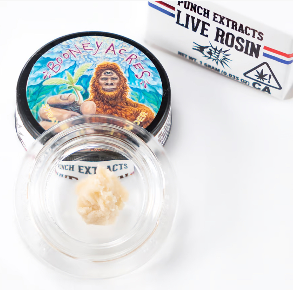 Photograph of product: T2 | STRAWBERRY OGZ ROSIN | BADDER | 1G