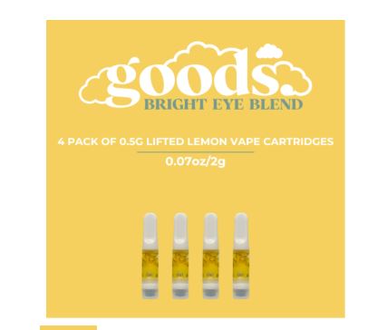 Photograph of product: Lifted Lemon | .5g  Vape Cart 4pk