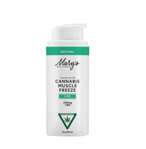 Photograph of product: Marys Medicinals Muscle Freeze Restore CBD 650MG