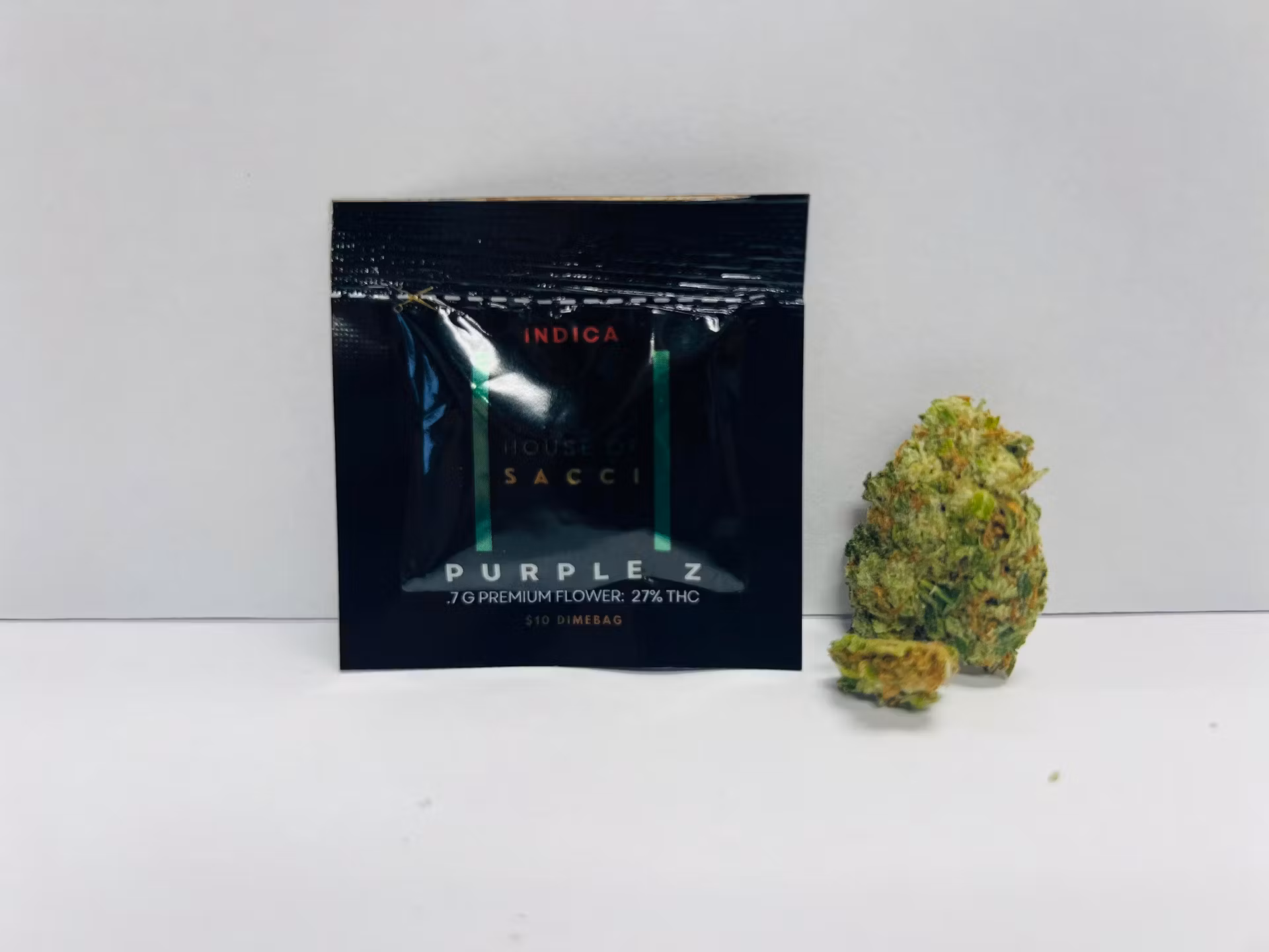 Photograph of product: House Of Sacci | Purple Z | Dime Bag - .7g