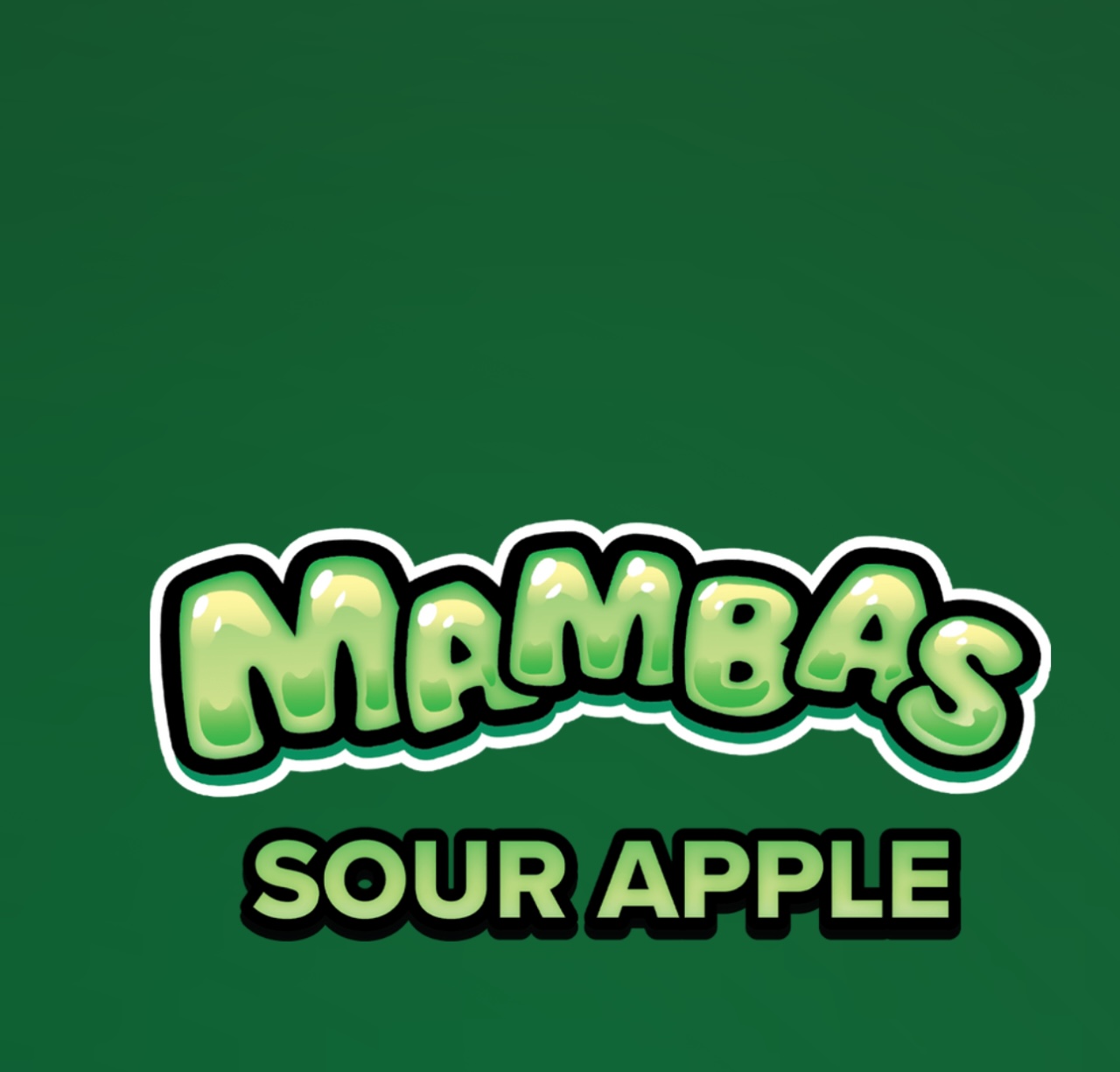 Photograph of product: Mambas: Sour Apple 200MG Gummies (40mgx5)