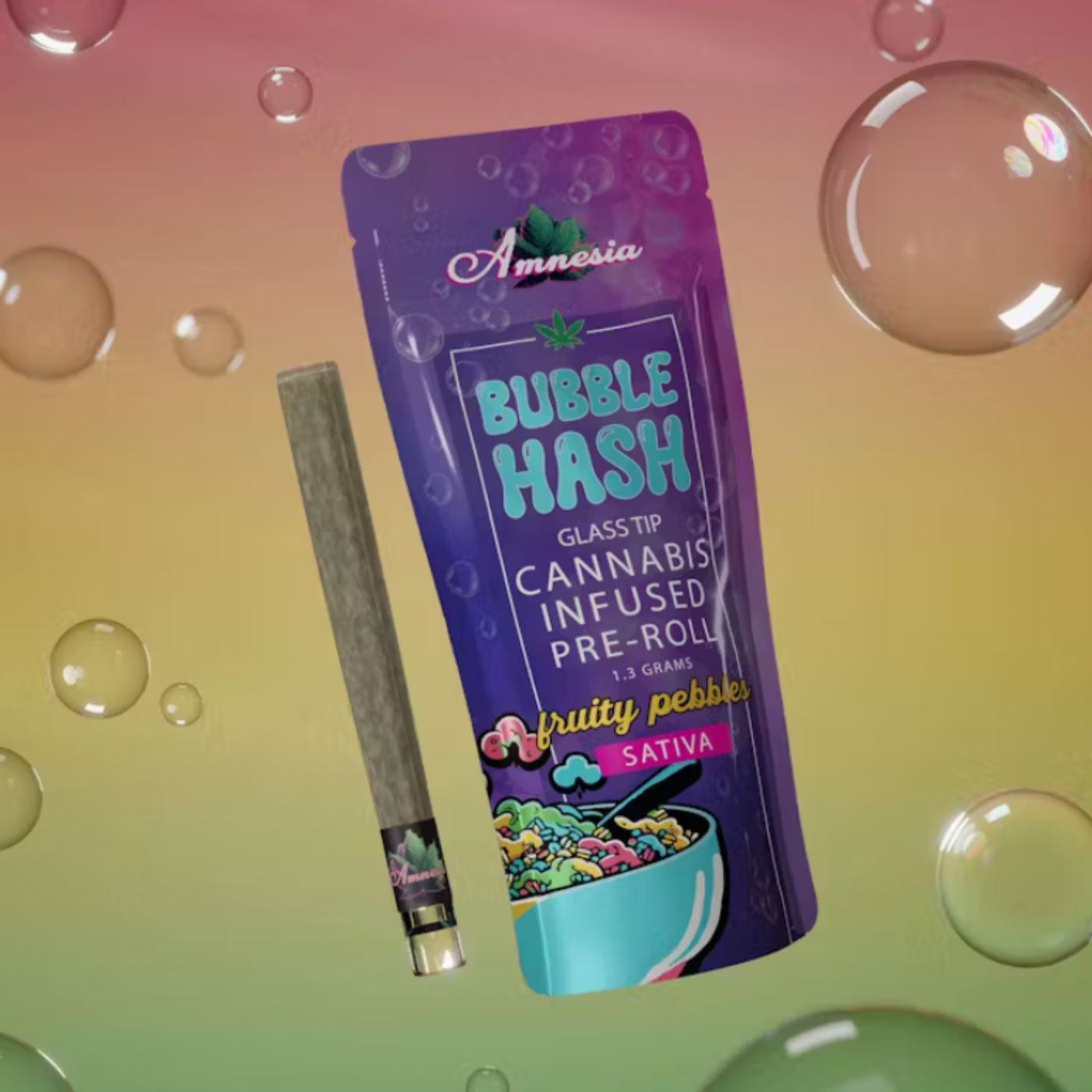 Photograph of product: Amnesia -  Fruity Pebbles 1.3g Bubble au chocolat PR