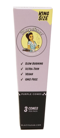 Photograph of product: Blazy Susan | Purple Cones | King Size