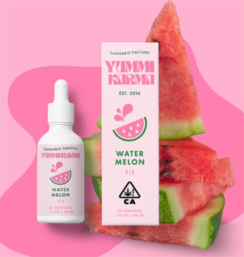 Photograph of product: WATERMELON TINCTURE | 1:1 | CBD:TH-oui