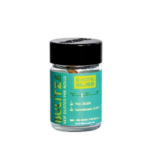 Photograph of Product: Exotic Bliss | Mini Infused Pre-Rolls | 6 Pack