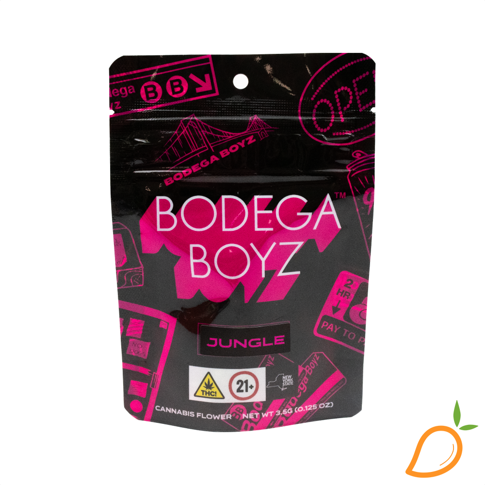 Photograph of product: 3.5g Jungle Prepackaged Flower Bodega Boyz