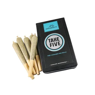 Photograph of product: Grassroots Pre-Roll Pineapple Donut (S) 5pk