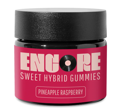 Photograph of product: (63430) 100mg Pineapple Raspberry Gummies 10PK