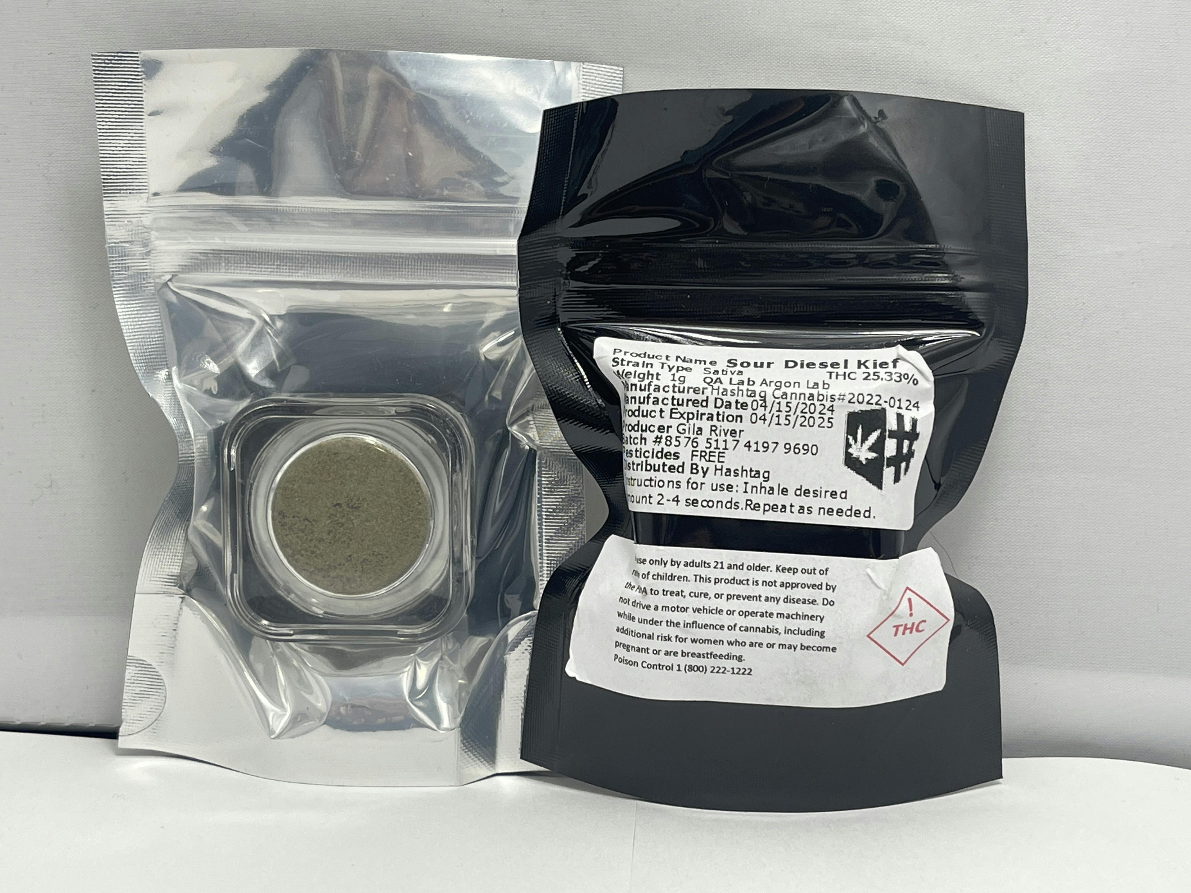 Photograph of product: Sour Diesel Kief