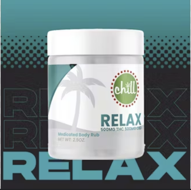 Photograph of product: Chill Medicated Relax Body Rub - 500mg TH-oui 500 CBD