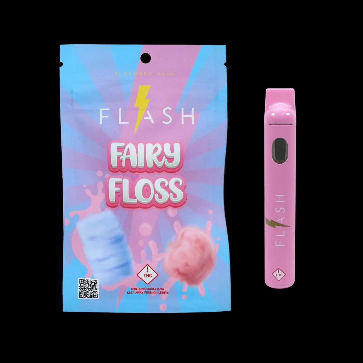 Photograph of product: Harmony - Flash Disposable - Fairy Floss
