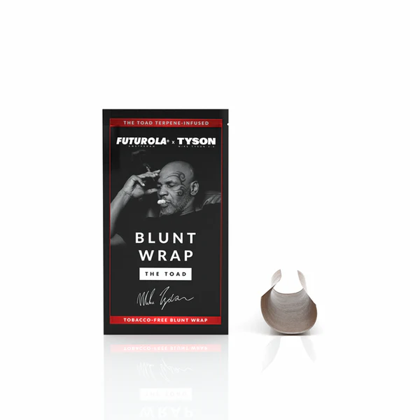 Photograph of product: Futurola X Tyson "The Toad" Terpene Infused Wraps 1pk