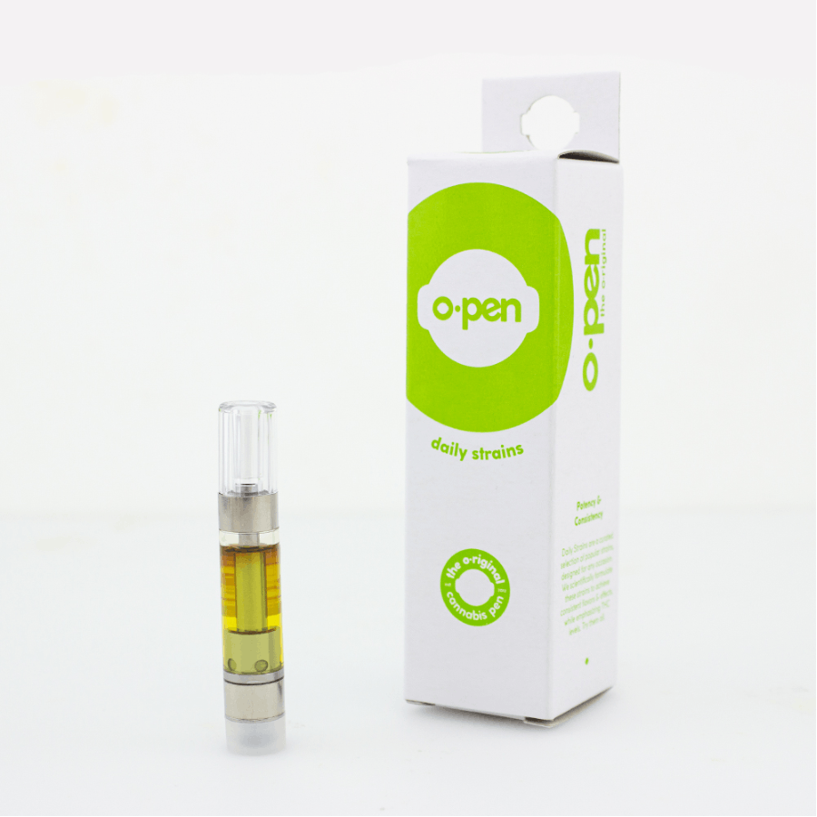 Photograph of product: O.pen Cartridge 500mg Peaches & Cream