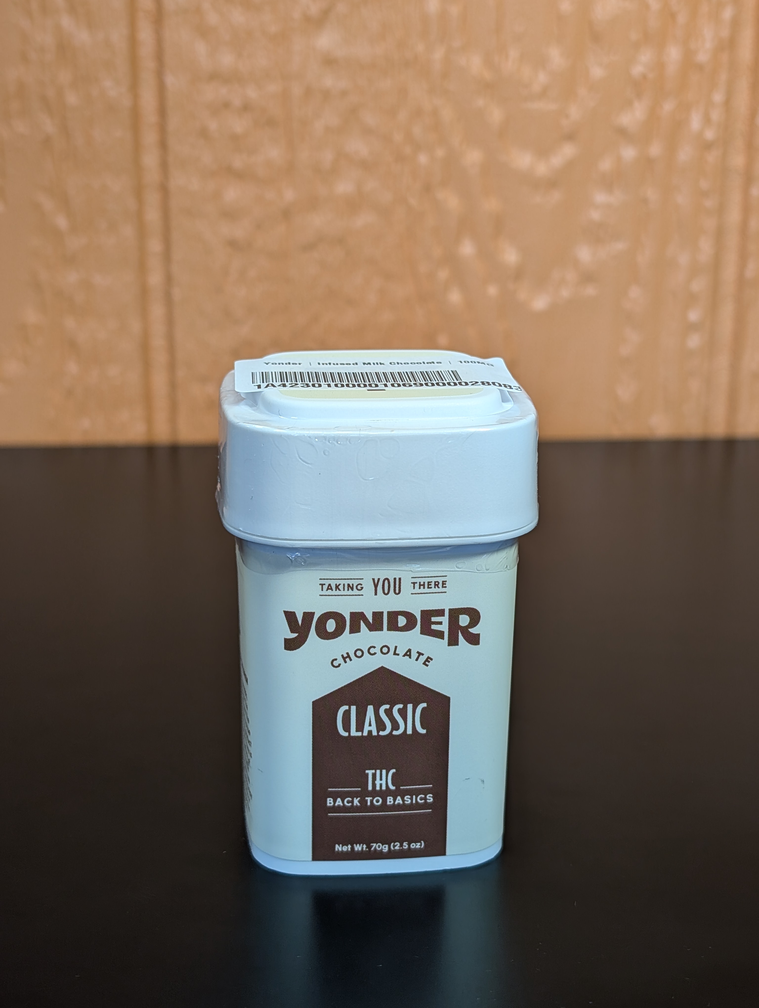 Photograph of product: Yonder | Infused Milk Chocolate | 100MG