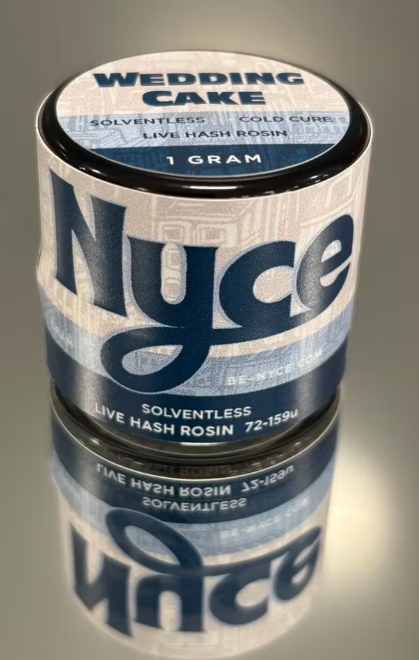 Photograph of product: Nyce - Rosin Jar - Wedding Cake - 1g