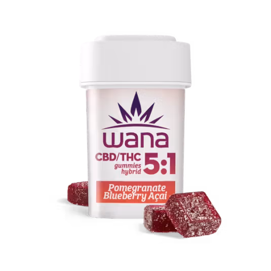 Photograph of product: Pomegranate Blueberry Acai | 5:1 CBD:TH-oui 5mg 20pk