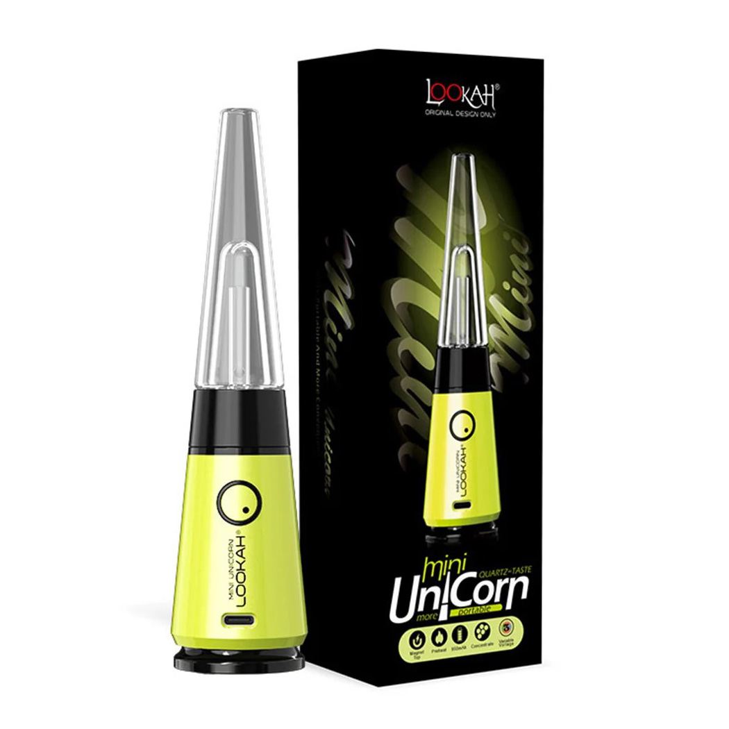 Photograph of product: Lookah Mini Unicorn - Neon Green