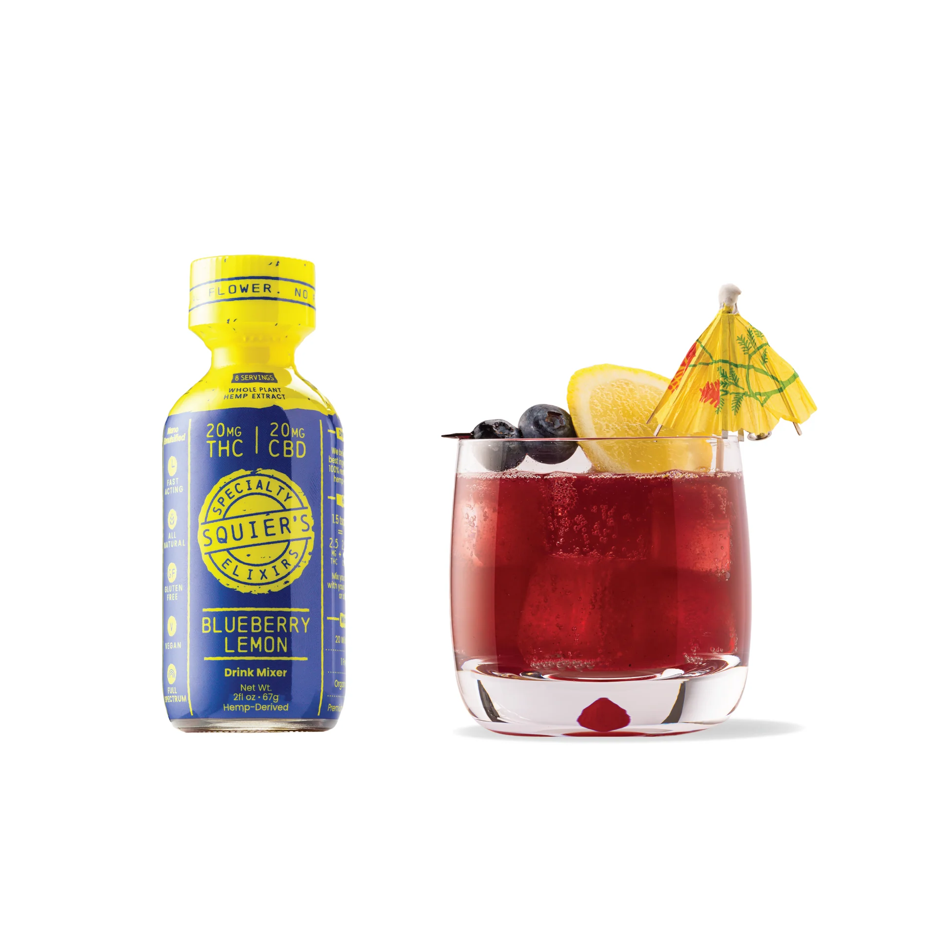 Photograph of product: Blueberry Lemon au chocolat Rosin Elixir | 5 fl oz
