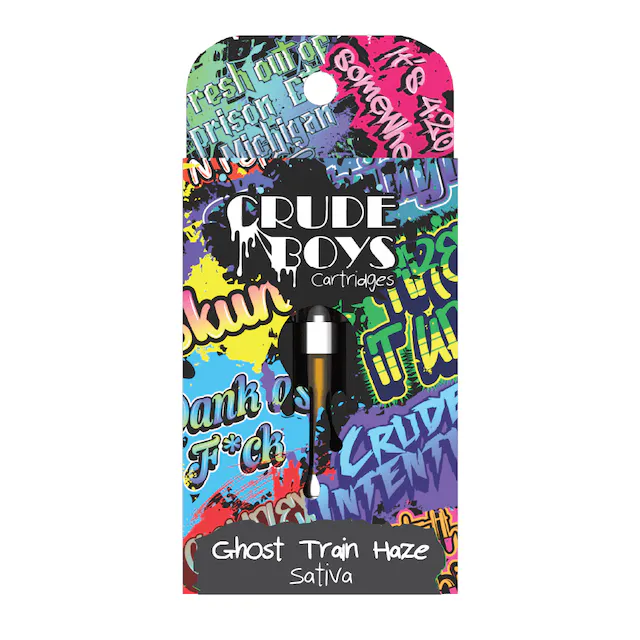 Photograph of product: CRUDE BOYS | Vape Cartridge | Ghost Train Haze