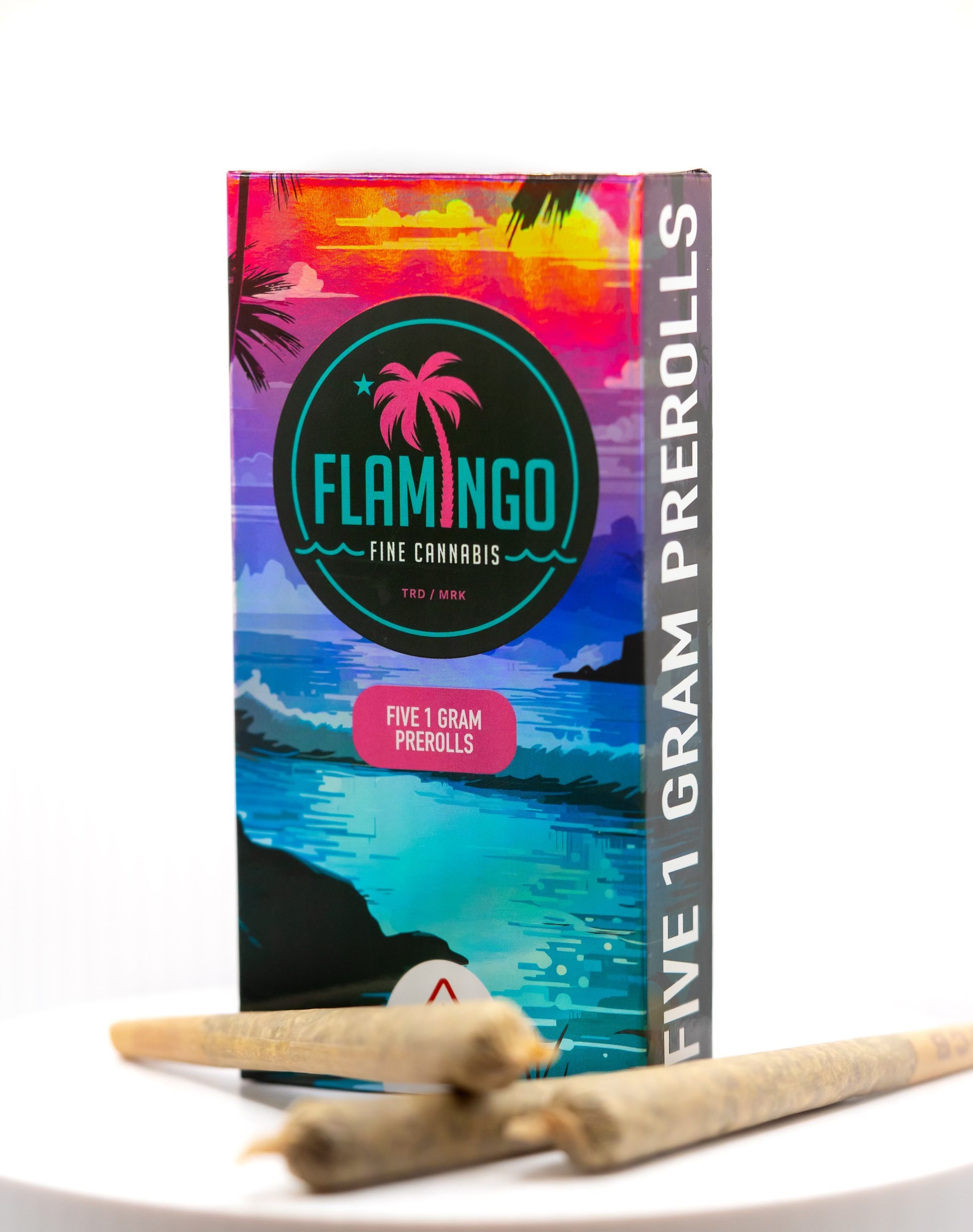 Photograph of product: Flamingo - Super Buff Cherry Pre-Roll 5 Pack