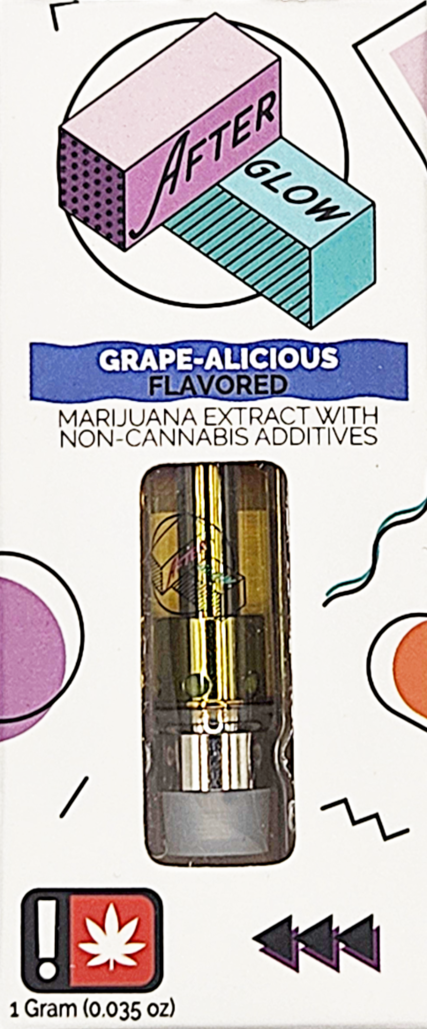 Photograph of product: AfterGlow- Grape-Alicious 1G Dist. Cart (SH)