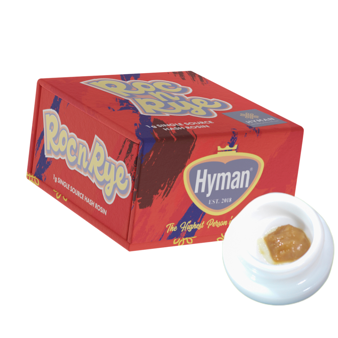 Photograph of product: Hyman | Roc N Rye au chocolat Rosin | 1g