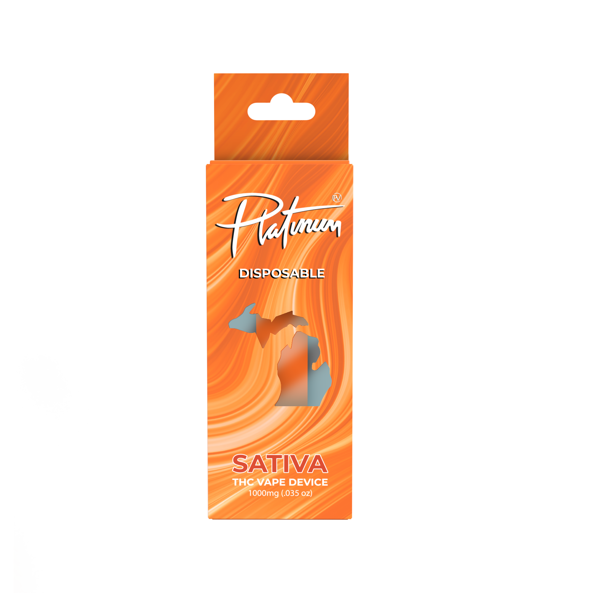 Photograph of product: Platinum Vape | Sour Apple | 1G Distillate Disposable