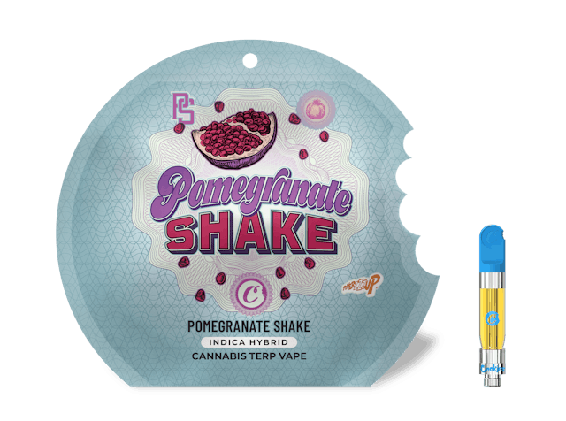 Photograph of product: Pomegranate Shake | 1G Vape Cartridge - 