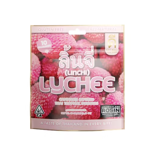 Photograph of product: LYCHEE 10PK [100MG]