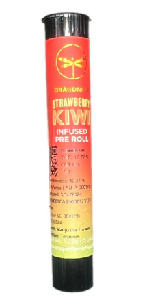 Photograph of product: Strawberry Kiwi | Infused Preroll 1.25g