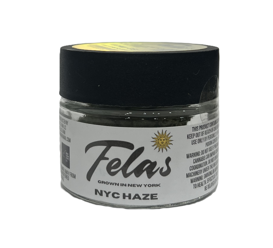 Photograph of product: Felas | NYC Haze | Indoor Flower 3.5g