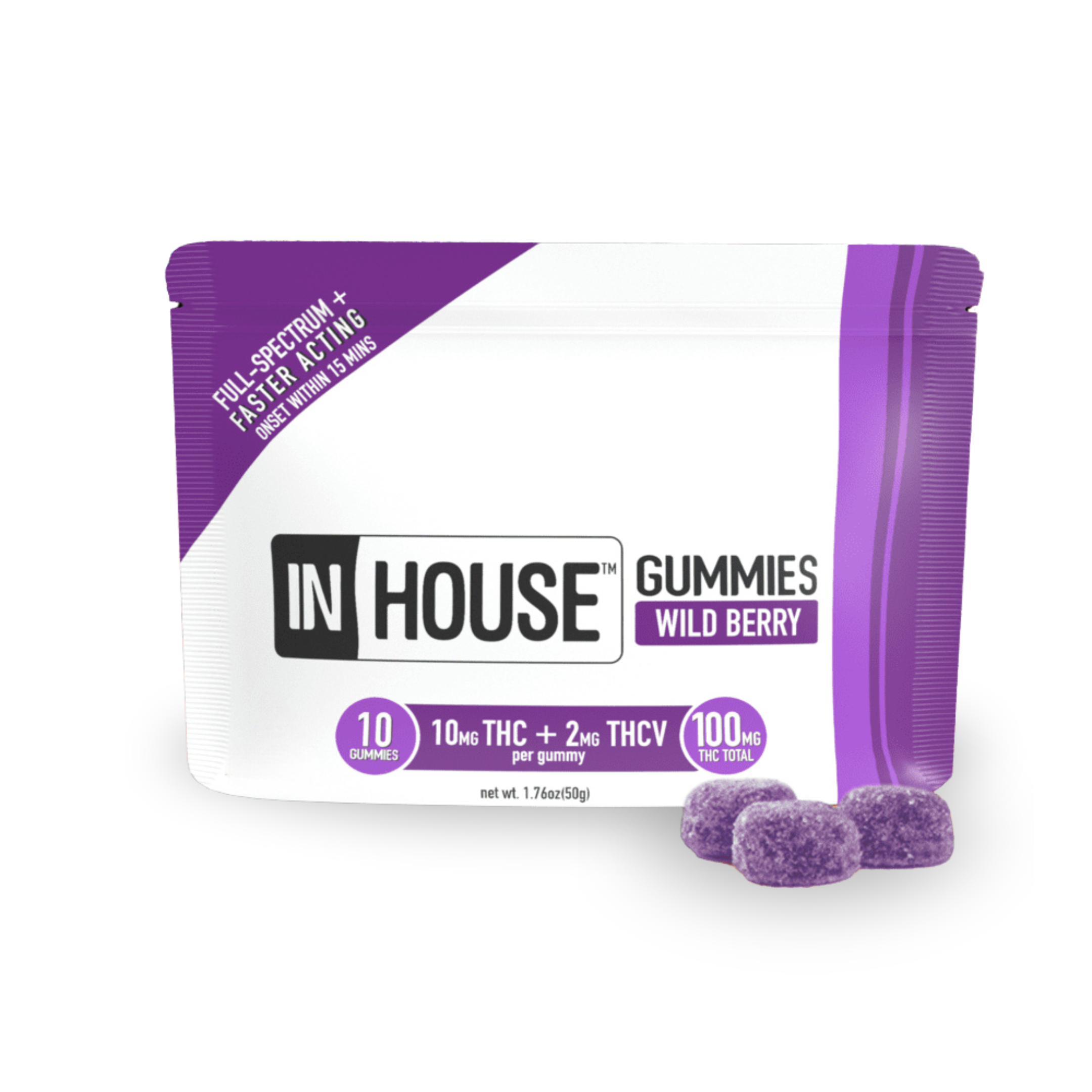 Photograph of product: 5:1 TH-oui:TH-ouiV Wild Berry | Gummies | 100mg