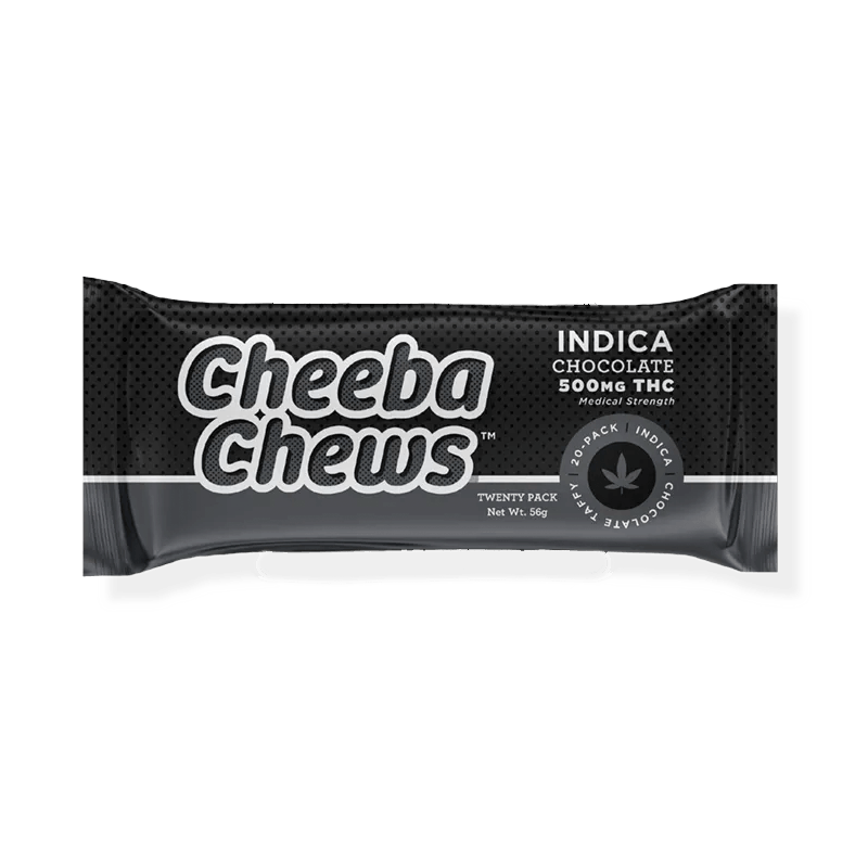 Photograph of product: MEDICAL CARD REQUIRED** Cheeba Chews Oui'd Chocolate Taffy