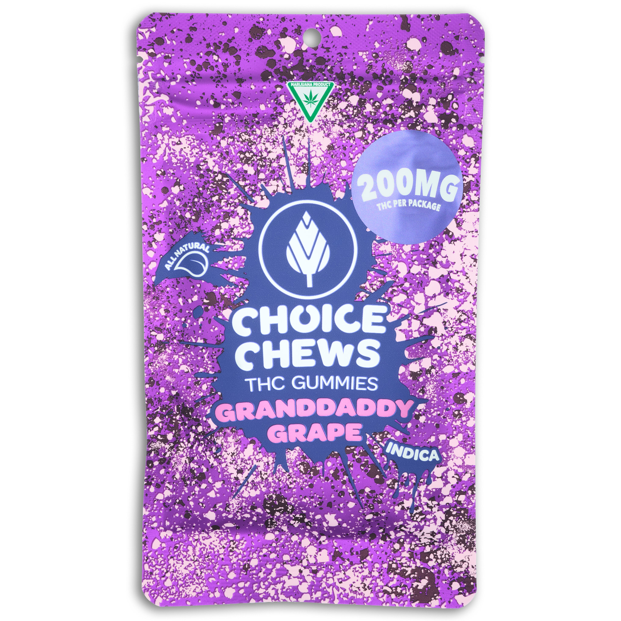 Photograph of product: Granddaddy Grape | 200MG Gummies