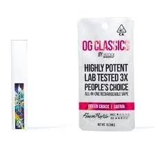 Photograph of product: GREEN CRACK OG CLASSIC ALL IN ONE VAPE