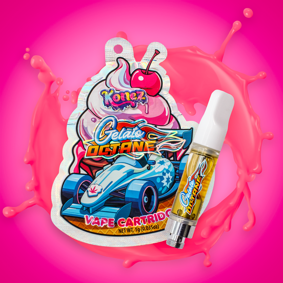 Photograph of product: Gelato Octane Vape Cartridge 1g - KONEZ - 
