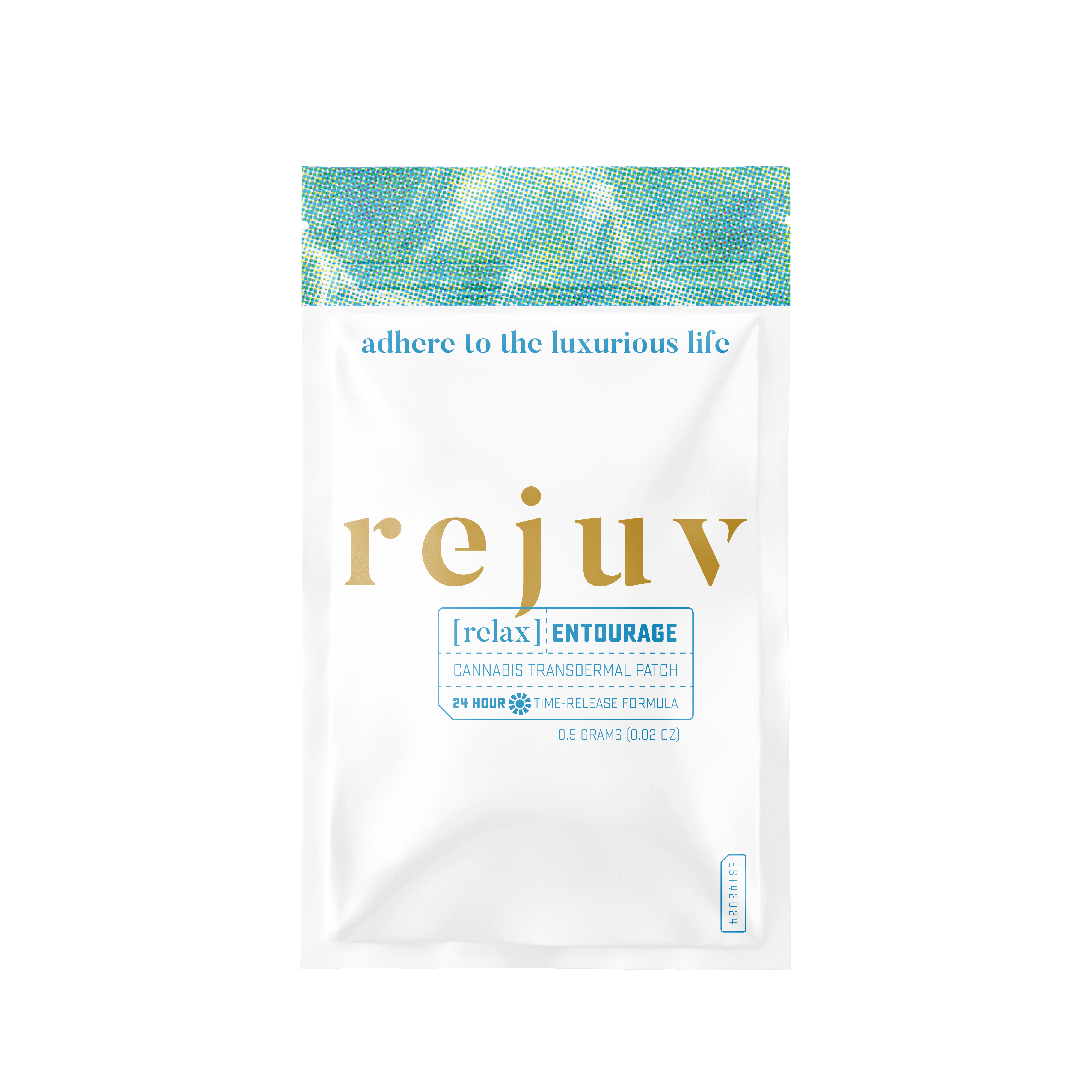 Photograph of product: rejuv | Entourage 2:1 (TH-oui:CBD) Transdermal Patches | 4 Pack