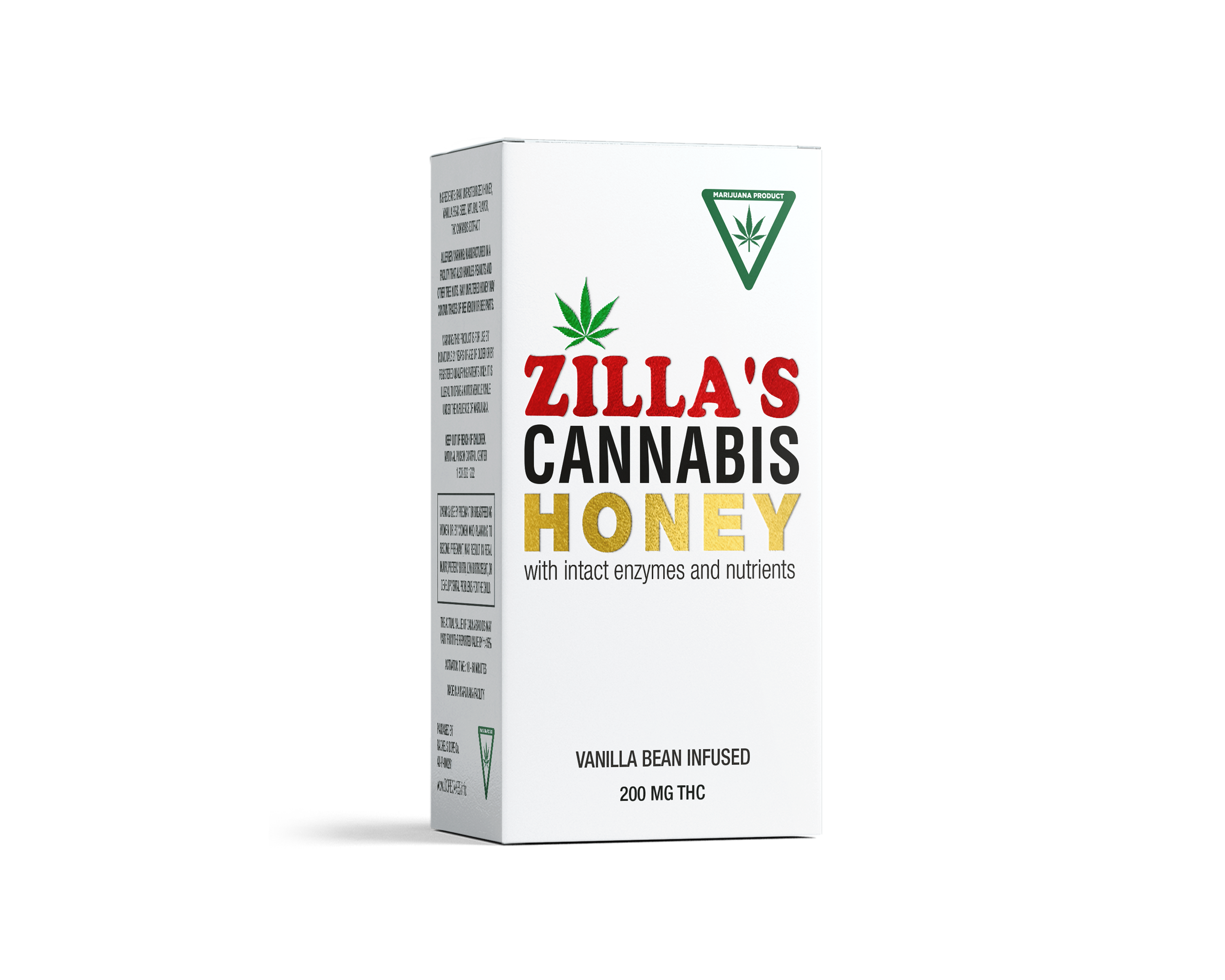 Photograph of product: Zilla's  200mg Honey | Vanilla Bean Honey