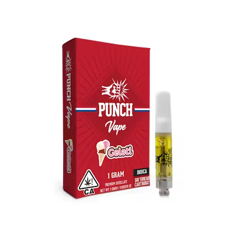 Photograph of Product: Gelati (I) Distillate Vape CARTRIDGE 1g - Punch Extracts