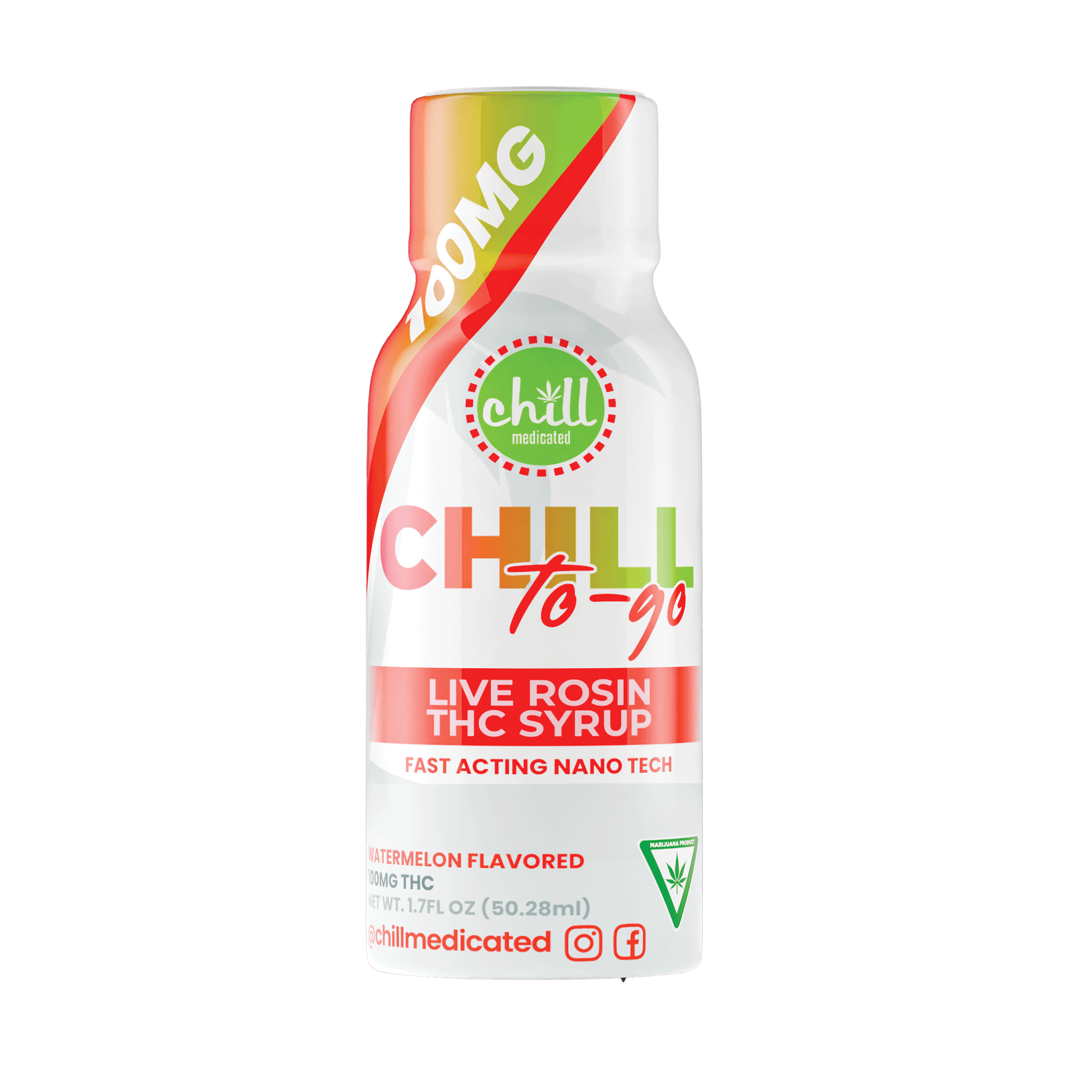 Photograph of product: Watermelon To-Go Syrup | 100mg - Chill