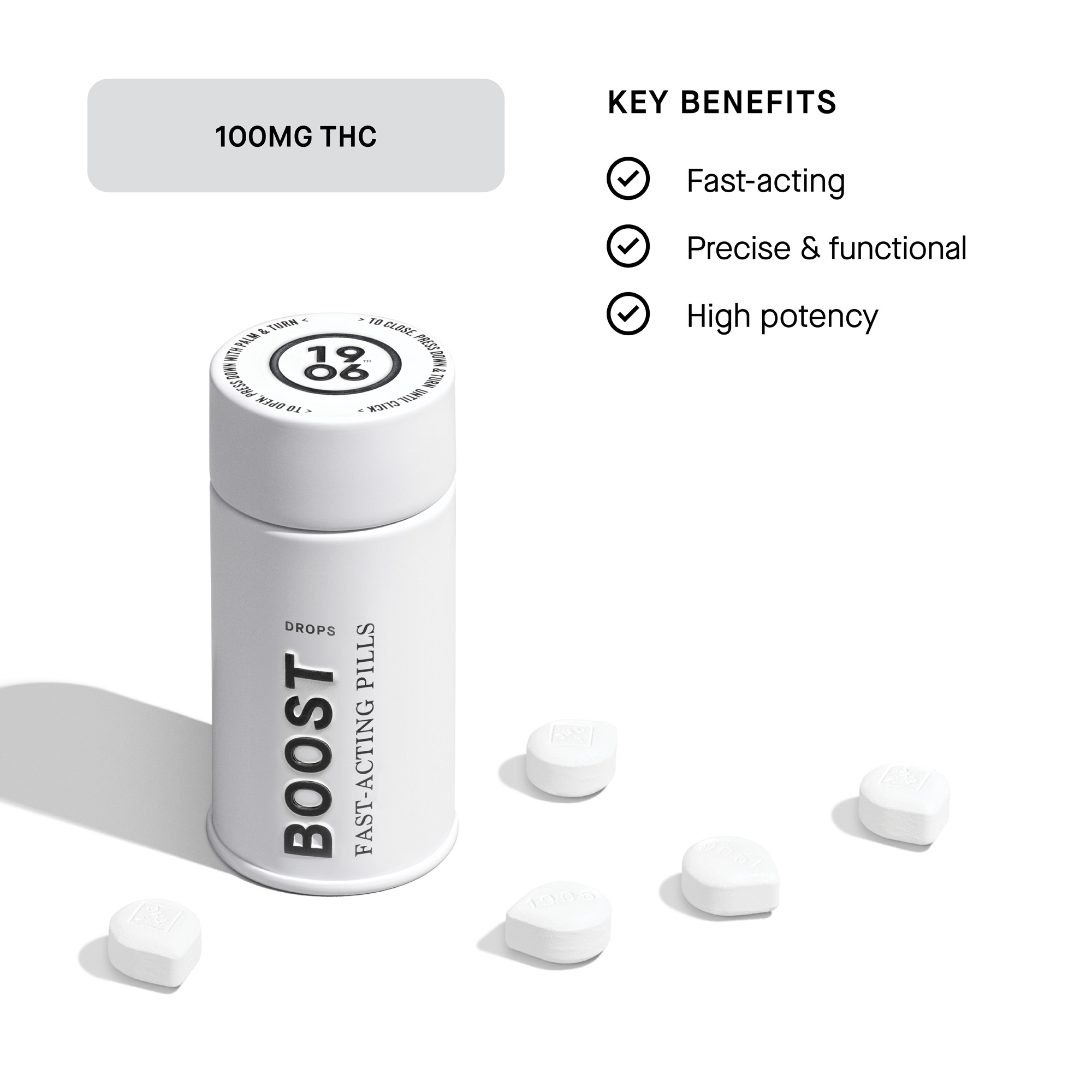 Photograph of product: Boost | Pills | 20pk | 100mg