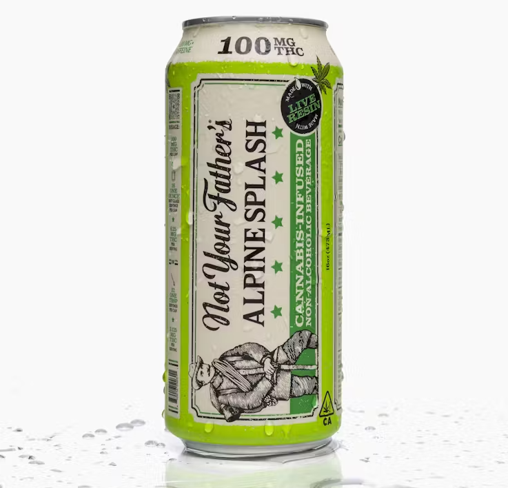 Photograph of product: Not Your Father's Alpine Splash Canned Beverage 100mg 16oz