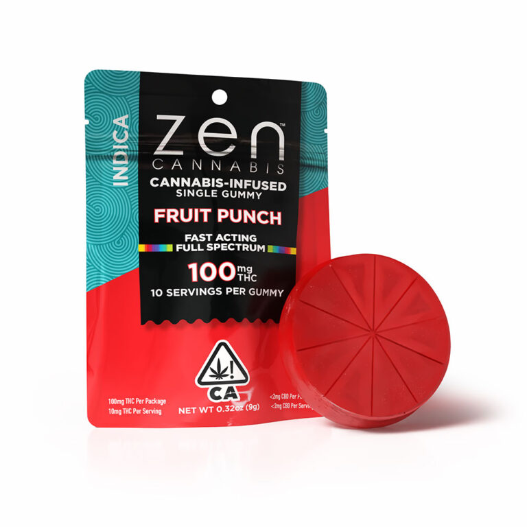 Photograph of product: ZEN FRUIT PUNCH SINGLE 100MG (I)