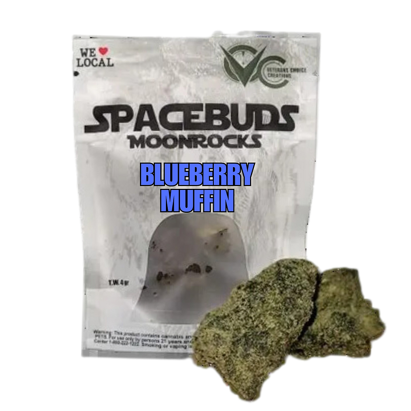 Photograph of Product: Blueberry Muffin Moon Rocks | Veteran's Choice Creations - 4g