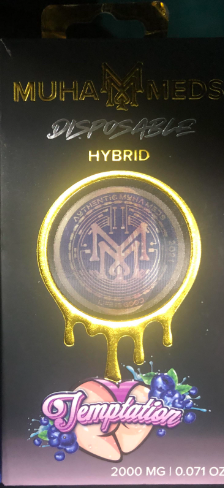 Photograph of product: Muha Meds | Temptation 510 Cartridge (Hybrid)